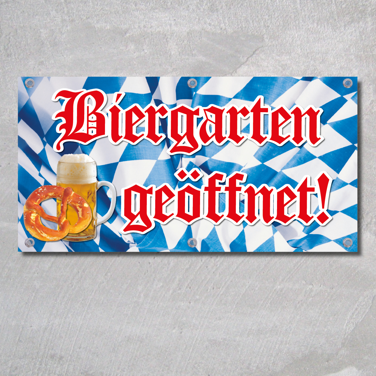 Biergartenbanner 200 x 100 cm Biergartenbanner 200 x 100 cm