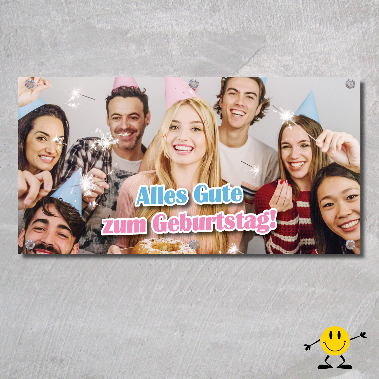 Geburtstagsbanner 200 x 100 cm Geburtstagsbanner 200 x 100 cm